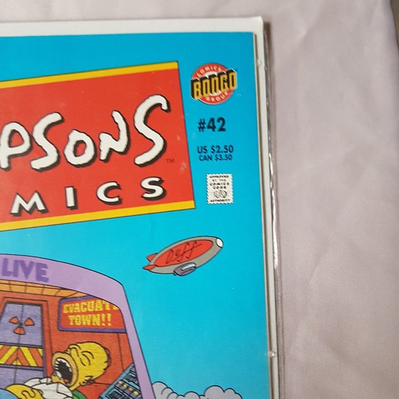Vintage Simpsons Comic #42 - Picture 3 of 10